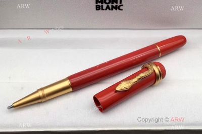 Montblanc Heritage Rouge et Noir Red Rollerball Pen - Mont blanc Clone on sale